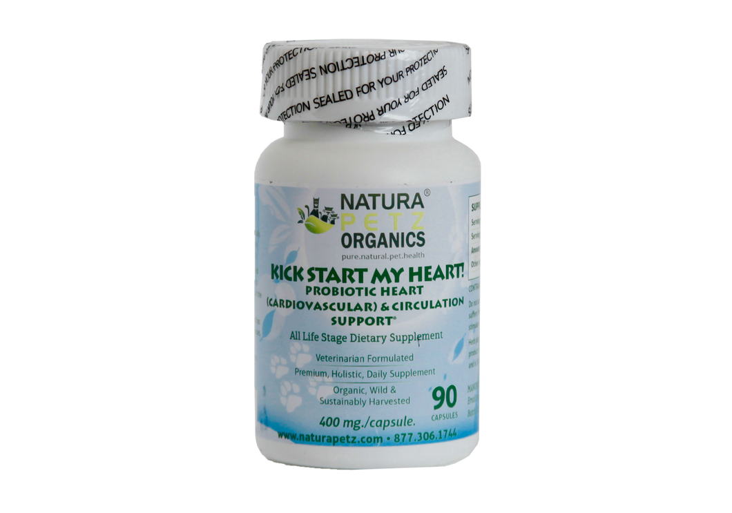 Natura Petz Kick Start My Heart Probiotic Cardiovascular and Circulation Support for Pets